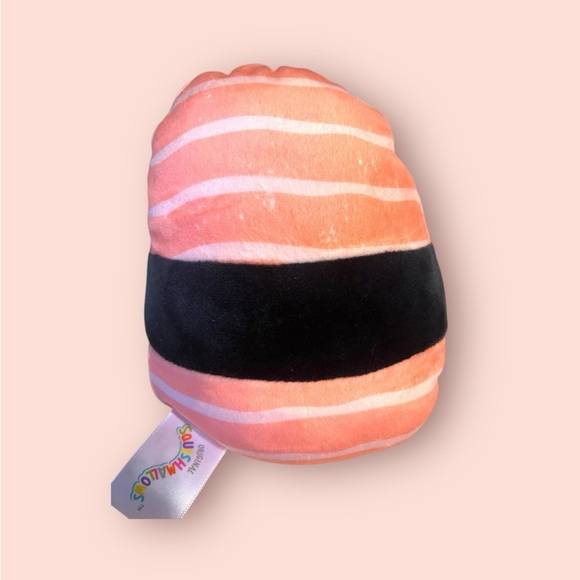 10-Inch Solenn The Salmon Sushi - Official Jazwares Squishmallow Plush - Picture 4 of 4